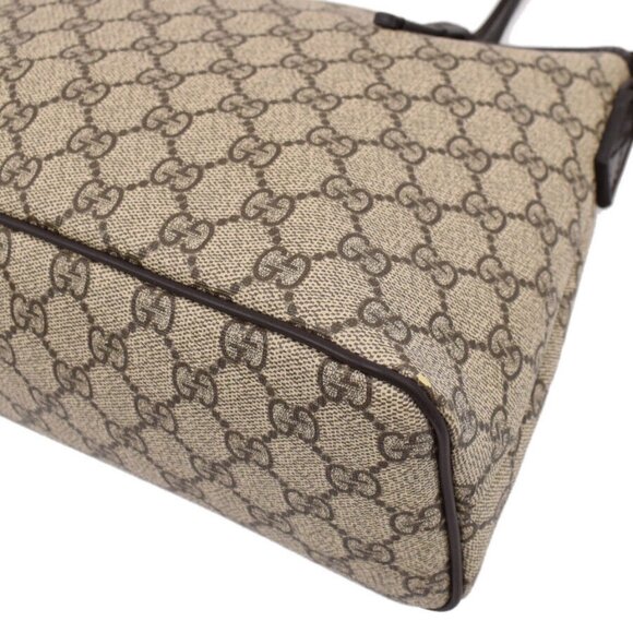 GUCCI GG Supreme Monogram Small Tote 353440 Hand Bag PVC leather - Picture 5 of 9